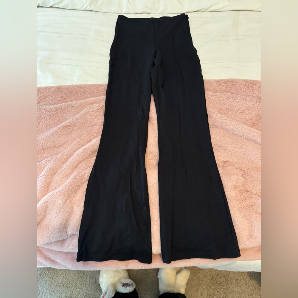Fabletics Black flare Leggings High-Waisted